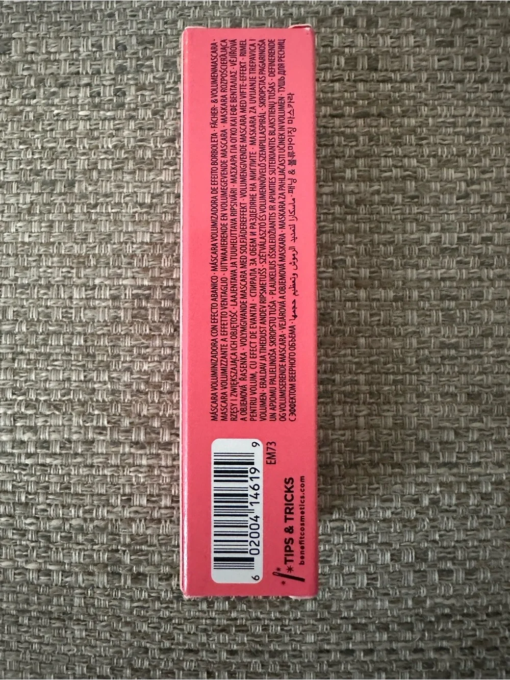 Benefit Mascara Fanning & Voluming # 1 Prestige Mascara Mini Travel Size New